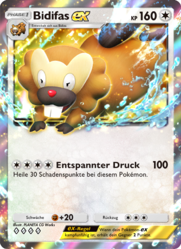 Bidifas-ex 065 — Shining Revelry (German Pokémon TCG card)