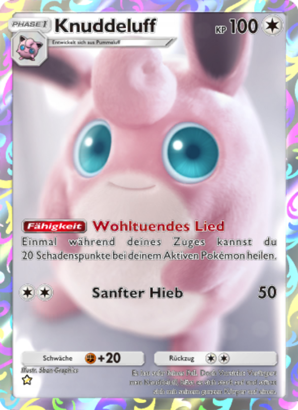 Knuddeluff 078 — Shining Revelry (German Pokémon TCG card)