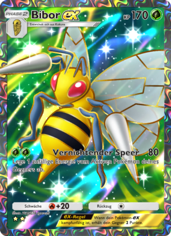 Bibor-ex 079 — Shining Revelry (German Pokémon TCG card)