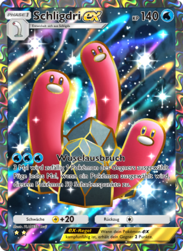 Schligdri-ex 081 — Shining Revelry (German Pokémon TCG card)