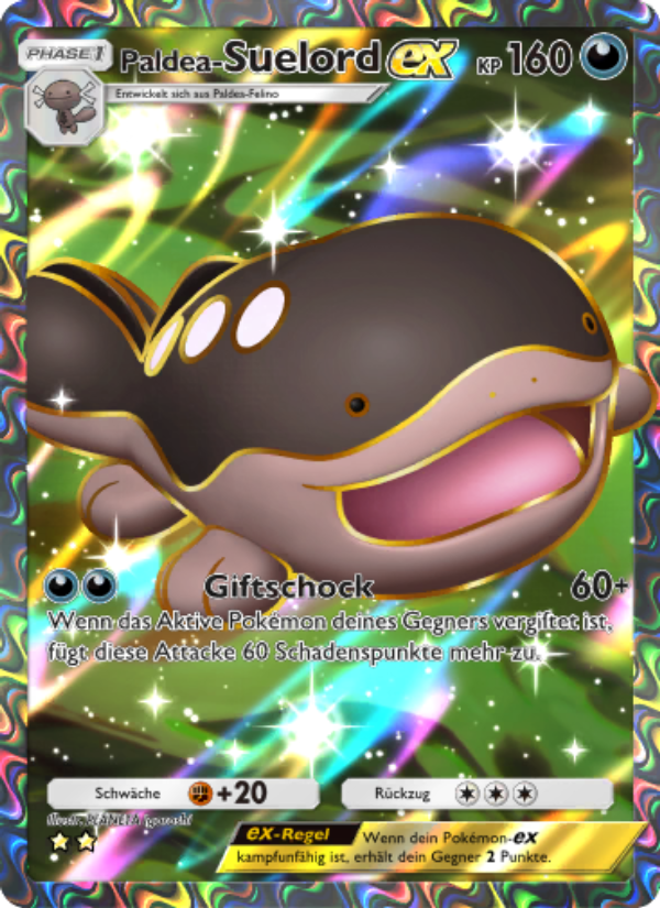 Paldea-Suelord-ex 085 — Shining Revelry (German Pokémon TCG card)