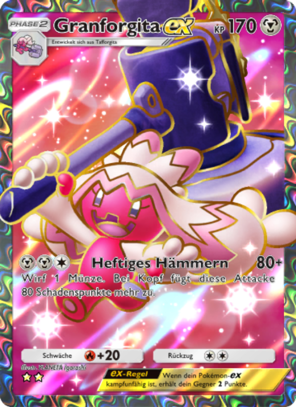 Granforgita-ex 086 — Shining Revelry (German Pokémon TCG card)