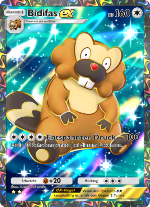 Bidifas-ex 087 — Shining Revelry (German Pokémon TCG card)