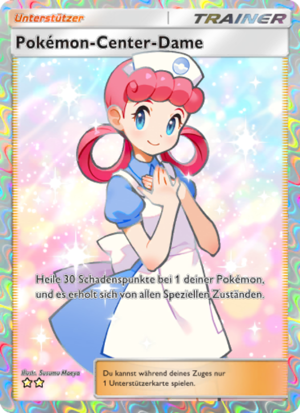 Pokémon-Center-Dame 089 — Shining Revelry (German Pokémon TCG card)