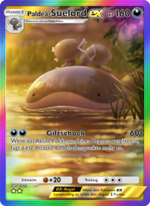 Paldea-Suelord-ex 093 — Shining Revelry (German Pokémon TCG card)