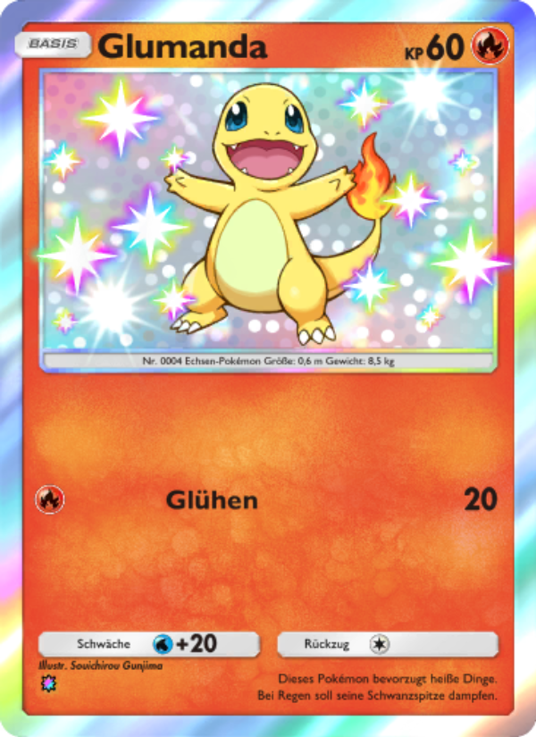 Glumanda 099 — Shining Revelry (German Pokémon TCG card)