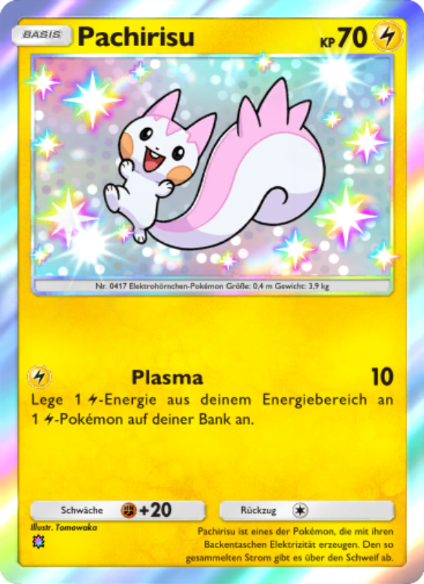 Pachirisu 103 — Shining Revelry (German Pokémon TCG card)