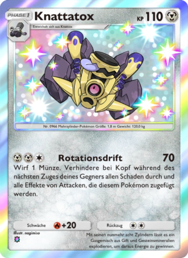Knattatox 106 — Shining Revelry (German Pokémon TCG card)