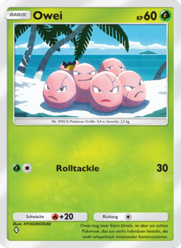 Owei 001 — Celestial Guardians (German Pokémon TCG card)