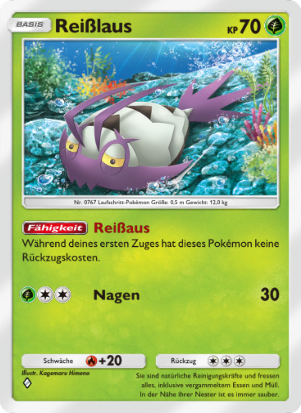 Reißlaus 021 — Celestial Guardians (German Pokémon TCG card)