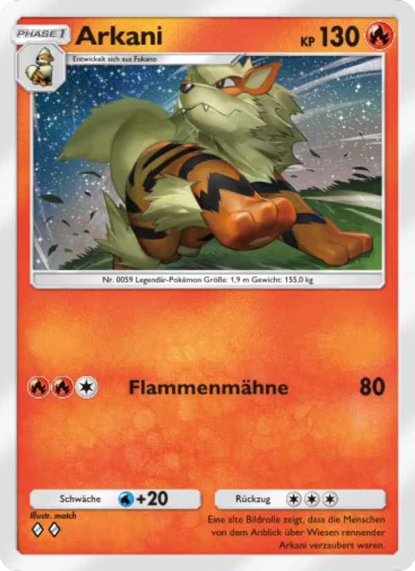 Arkani 026 — Celestial Guardians (German Pokémon TCG card)