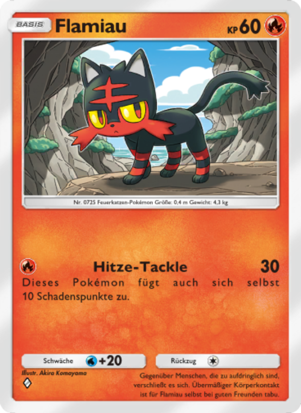 Flamiau 030 — Celestial Guardians (German Pokémon TCG card)