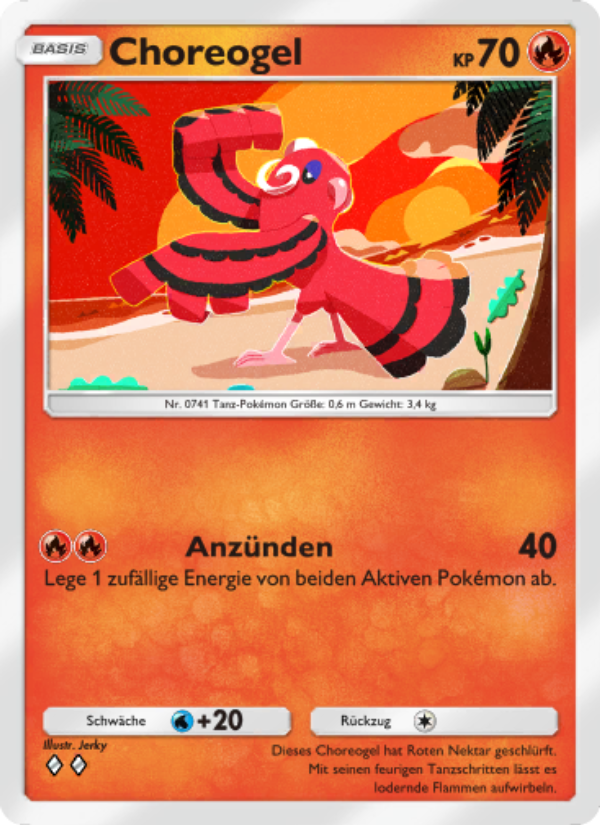 Choreogel 034 — Celestial Guardians (German Pokémon TCG card)