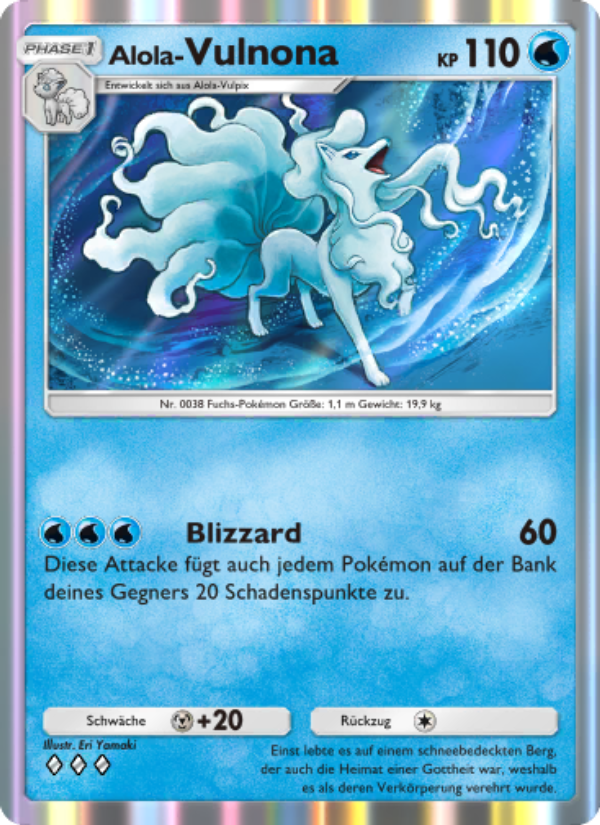 Alola-Vulnona 041 — Celestial Guardians (German Pokémon TCG card)