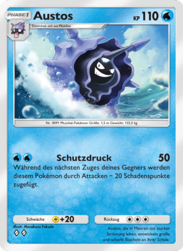 Austos 043 — Celestial Guardians (German Pokémon TCG card)