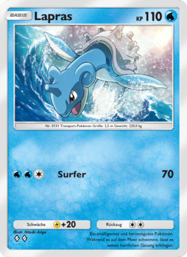 Lapras 044 — Celestial Guardians (German Pokémon TCG card)