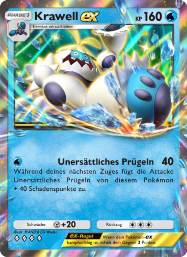 Krawell-ex 049 — Celestial Guardians (German Pokémon TCG card)