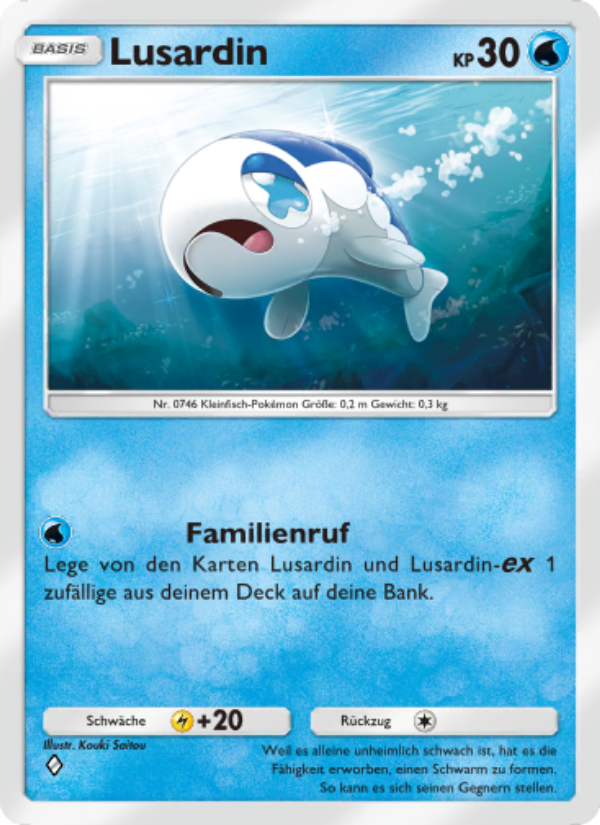 Lusardin 050 — Celestial Guardians (German Pokémon TCG card)