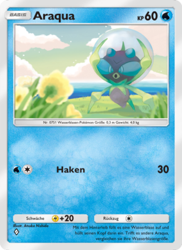 Araqua 052 — Celestial Guardians (German Pokémon TCG card)