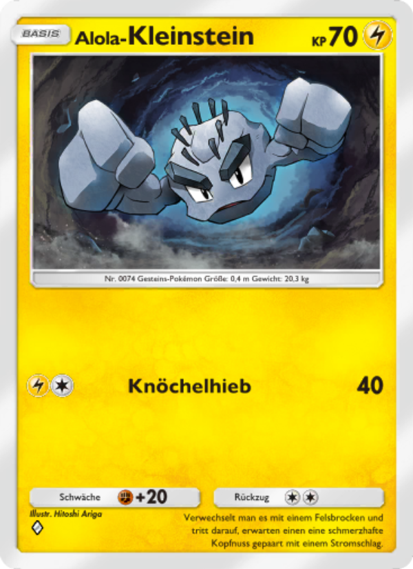Alola-Kleinstein 059 — Celestial Guardians (German Pokémon TCG card)