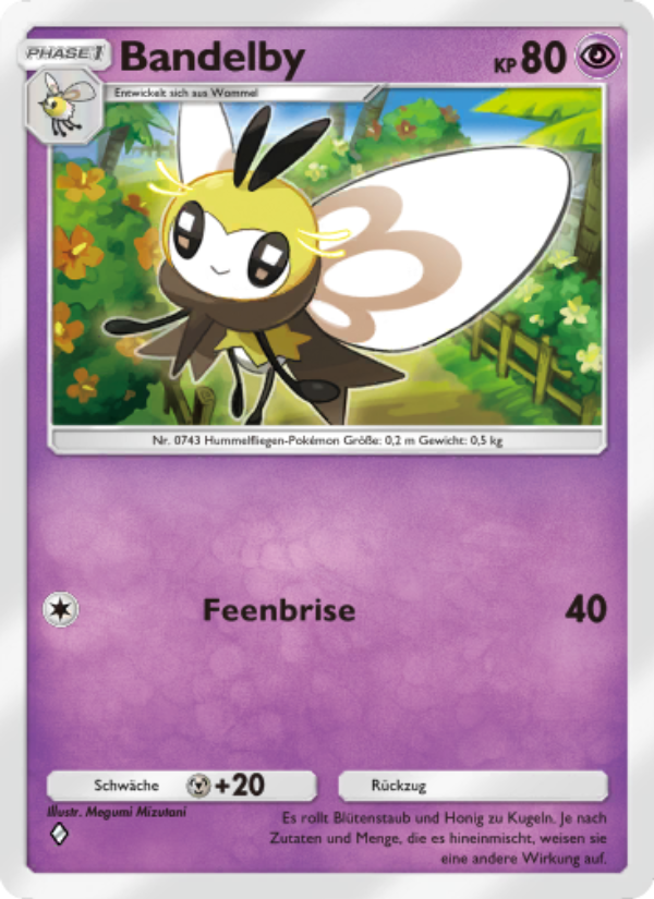 Bandelby 079 — Celestial Guardians (German Pokémon TCG card)