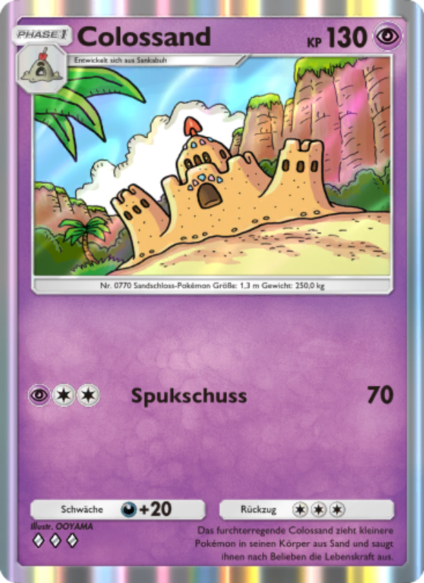 Colossand 082 — Celestial Guardians (German Pokémon TCG card)
