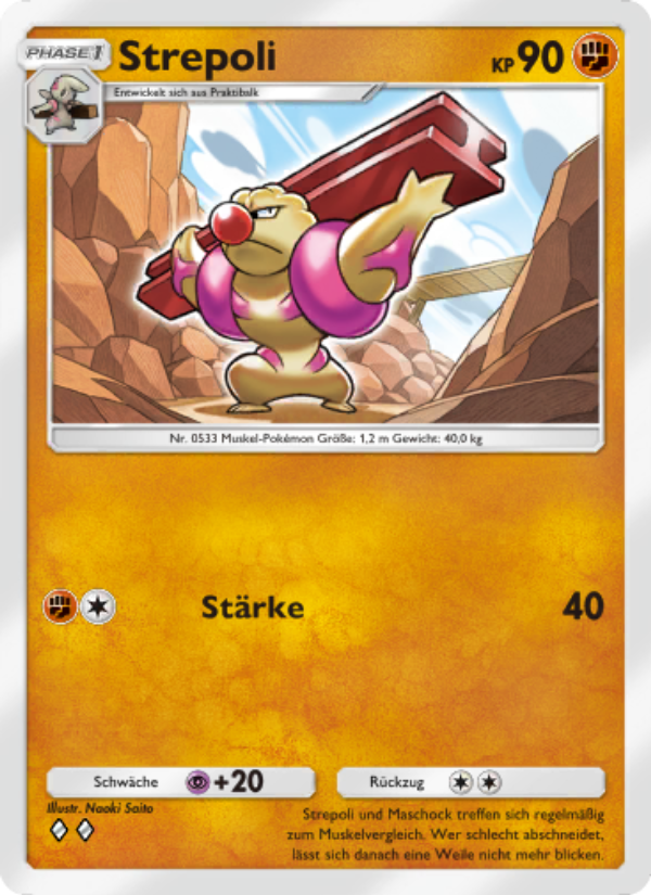 Strepoli 095 — Celestial Guardians (German Pokémon TCG card)