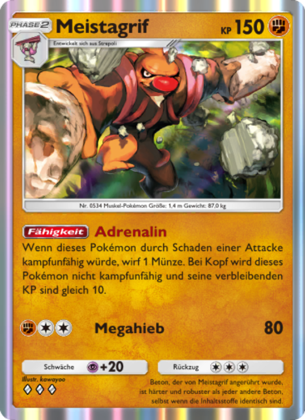 Meistagrif 096 — Celestial Guardians (German Pokémon TCG card)