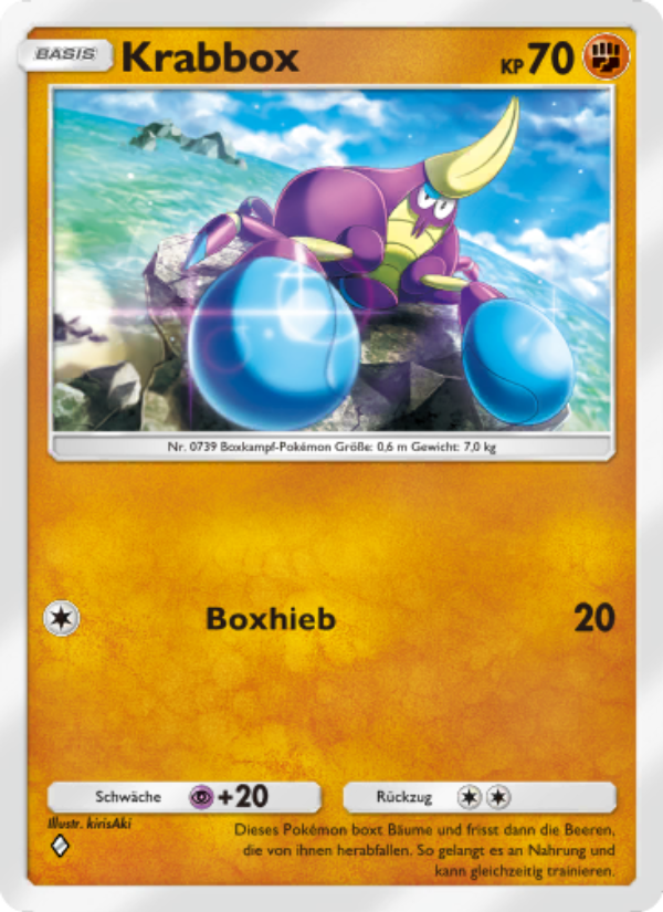 Krabbox 097 — Celestial Guardians (German Pokémon TCG card)