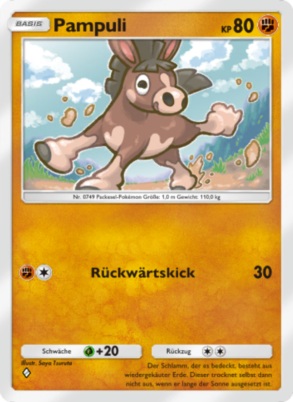 Pampuli 102 — Celestial Guardians (German Pokémon TCG card)