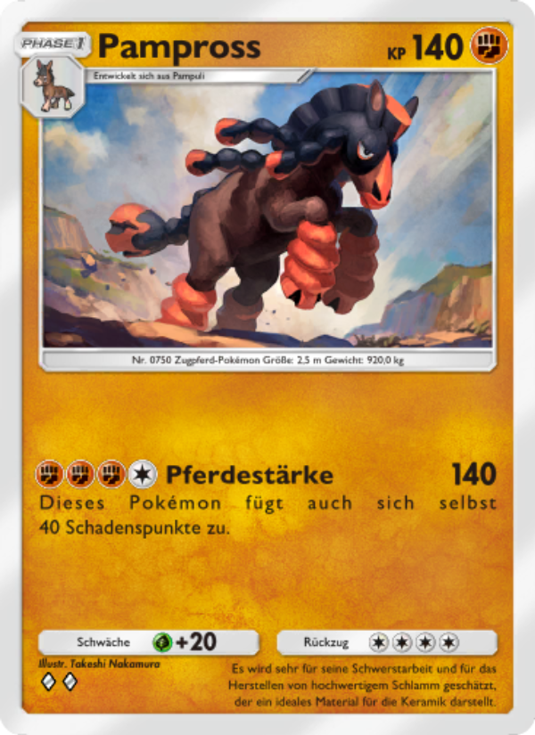 Pampross 103 — Celestial Guardians (German Pokémon TCG card)