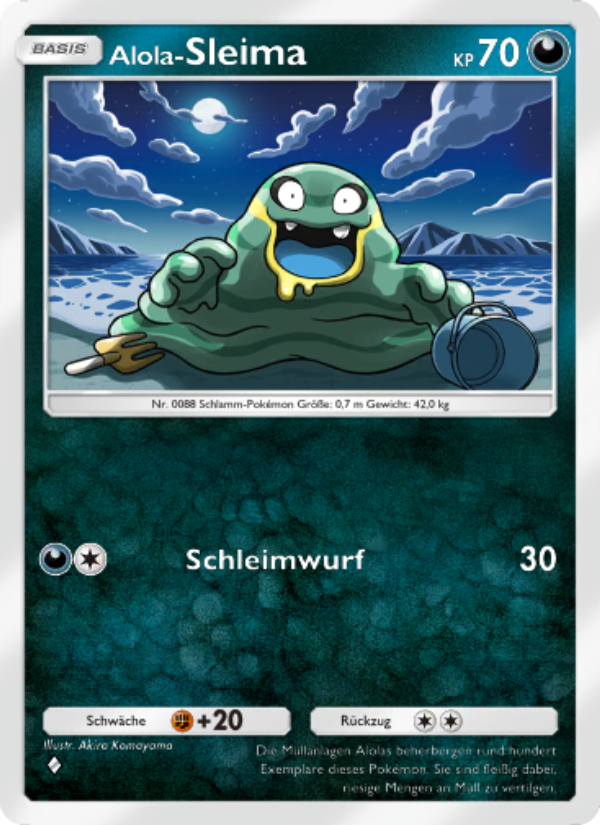 Alola-Sleima 110 — Celestial Guardians (German Pokémon TCG card)