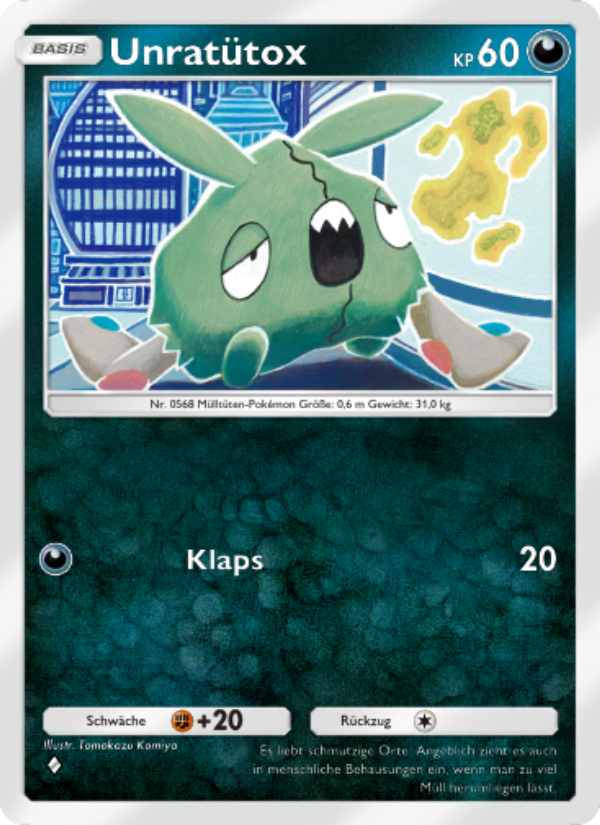 Unratütox 113 — Celestial Guardians (German Pokémon TCG card)