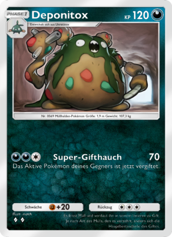 Deponitox 114 — Celestial Guardians (German Pokémon TCG card)