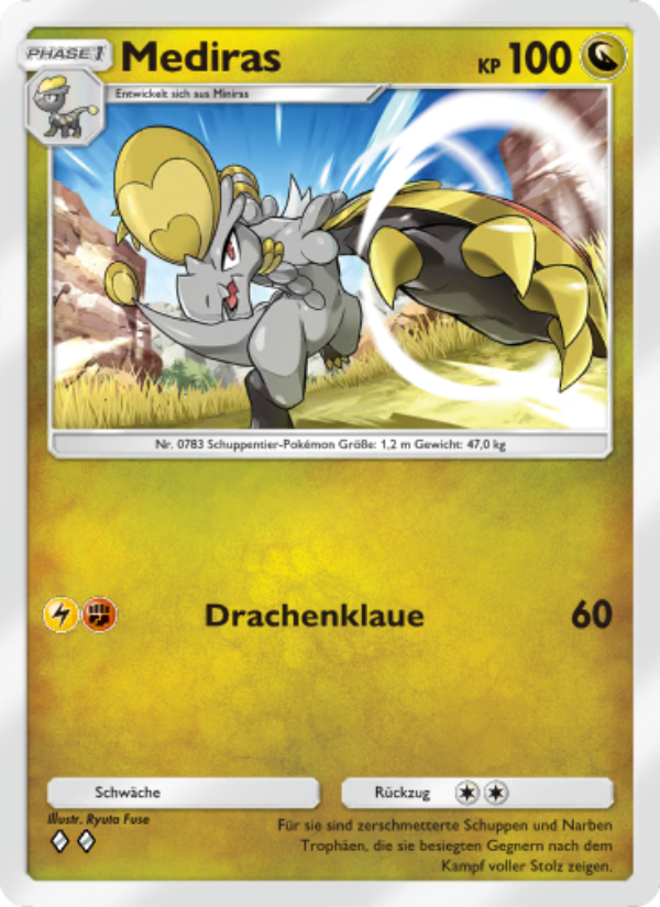 Mediras 126 — Celestial Guardians (German Pokémon TCG card)
