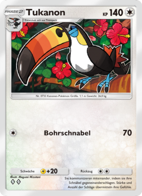 Tukanon 135 — Celestial Guardians (German Pokémon TCG card)