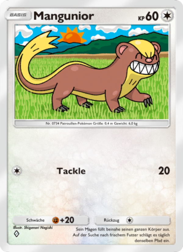 Mangunior 136 — Celestial Guardians (German Pokémon TCG card)