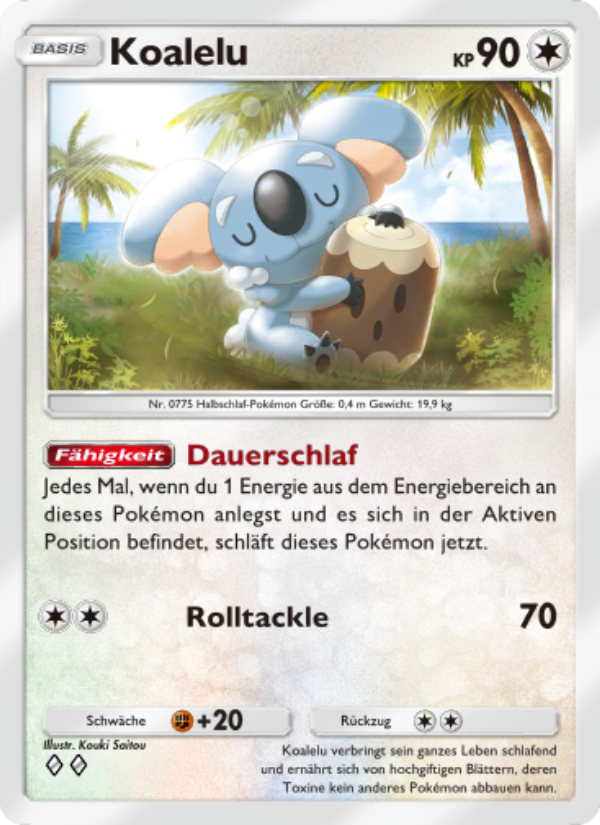 Koalelu 141 — Celestial Guardians (German Pokémon TCG card)