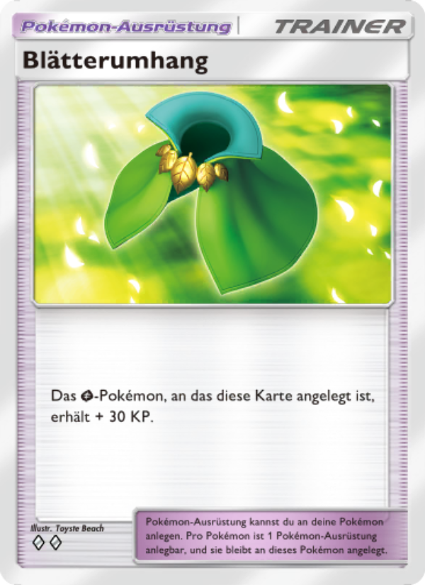 Blätterumhang 147 — Celestial Guardians (German Pokémon TCG card)