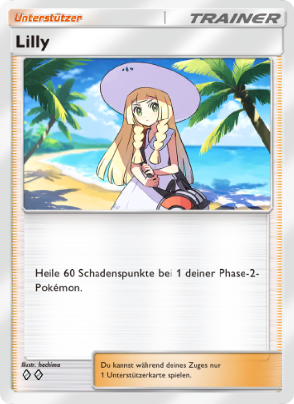 Lilly 155 — Celestial Guardians (German Pokémon TCG card)