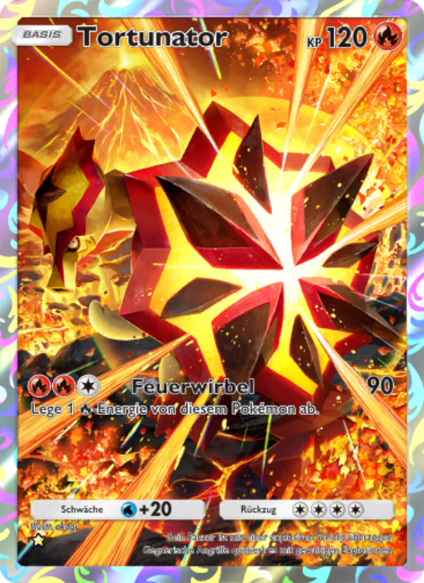 Tortunator 161 — Celestial Guardians (German Pokémon TCG card)