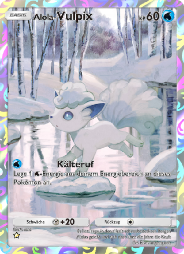 Alola-Vulpix 162 — Celestial Guardians (German Pokémon TCG card)