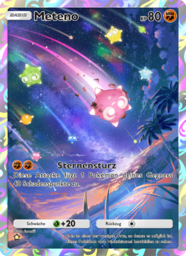 Meteno 174 — Celestial Guardians (German Pokémon TCG card)