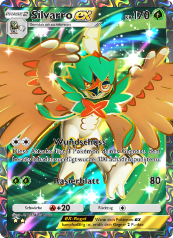 Silvarro-ex 180 — Celestial Guardians (German Pokémon TCG card)