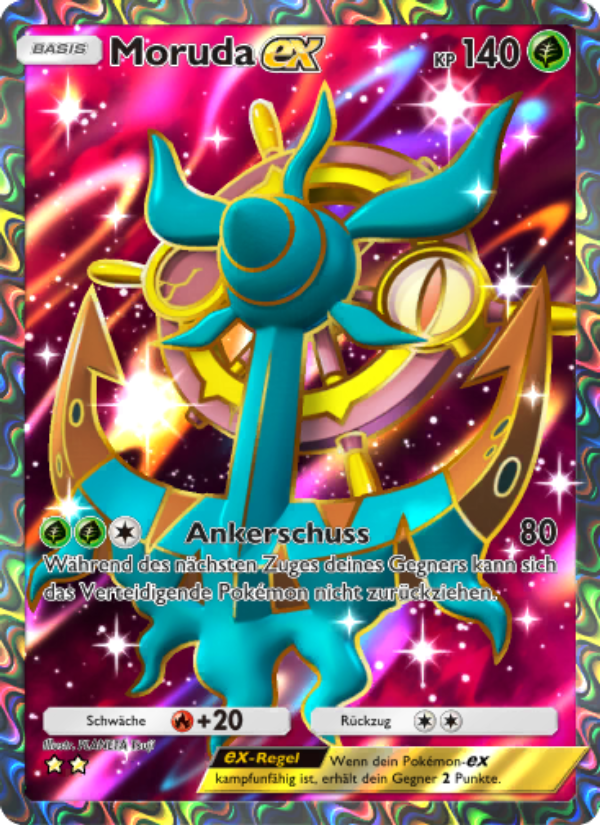 Moruda-ex 181 — Celestial Guardians (German Pokémon TCG card)