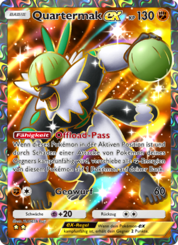 Quartermak-ex 187 — Celestial Guardians (German Pokémon TCG card)
