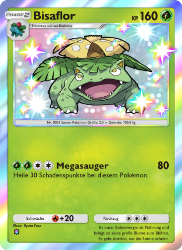 Bisaflor 212 — Celestial Guardians (German Pokémon TCG card)