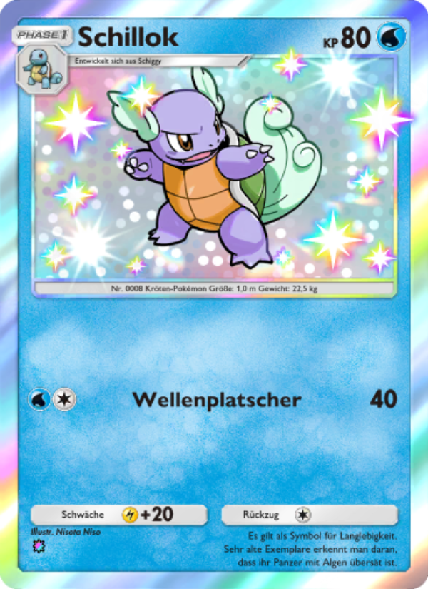 Schillok 216 — Celestial Guardians (German Pokémon TCG card)