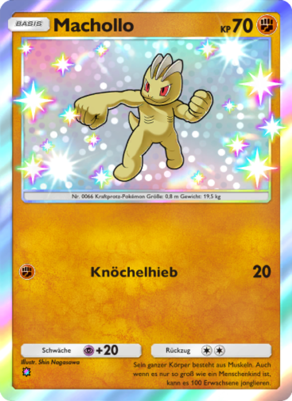 Machollo 223 — Celestial Guardians (German Pokémon TCG card)