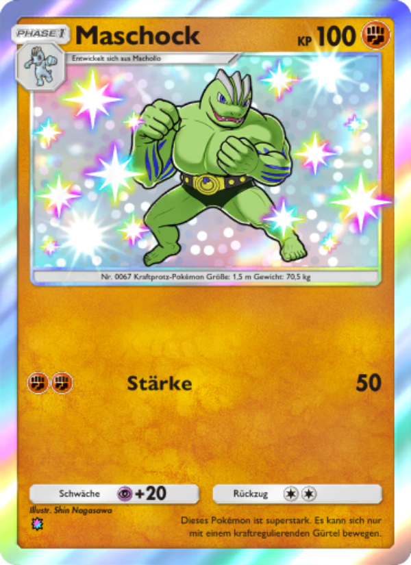 Maschock 224 — Celestial Guardians (German Pokémon TCG card)